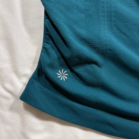 Athleta Teal Racerback Tank Top - Picture 2 of 8